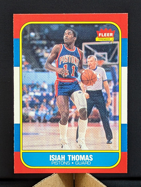 1986 Fleer Isiah Thomas #109