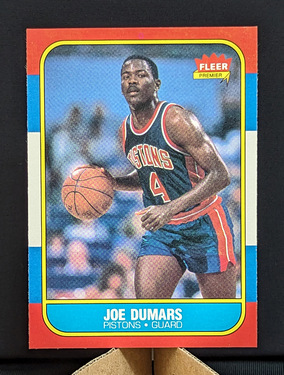 1986 Fleer Joe Dumars #27