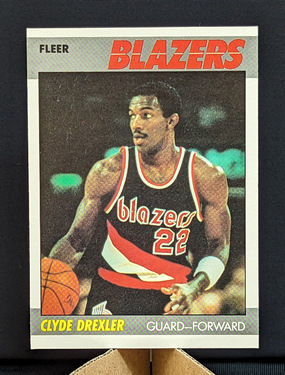 1987 Fleer Clyde Drexler #30