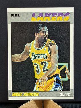 1987 Fleer Magic Johnson #56