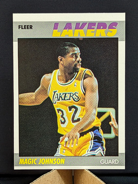 1987 Fleer Magic Johnson #56