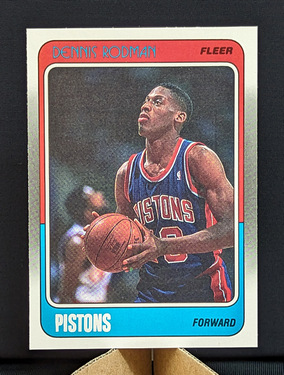 1988 Fleer Dennis Rodman #43