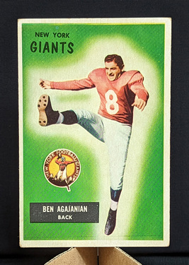 1955 Bowman Ben Agajanian #68