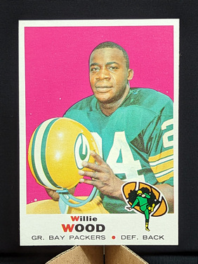 1969 Topps Willie Wood #168