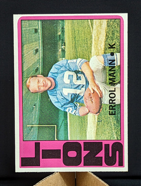 1972 Topps Errol Mann #222