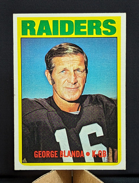 1972 Topps George Blanda #235