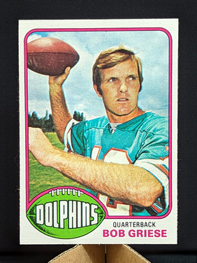 1976 Topps Bob Griese #255