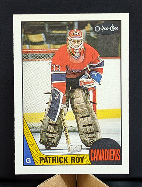 1987 O-Pee-Chee Patrick Roy #163