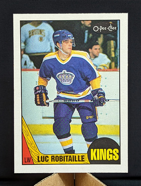 1987 O-Pee-Chee Luc Robitaille #42