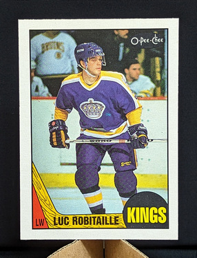 1987 O-Pee-Chee Luc Robitaille #42