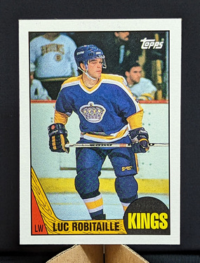 1987 Topps Luc Robitaille #42