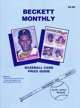 Beckett Monthly Baseball Card Price Guide No. 1